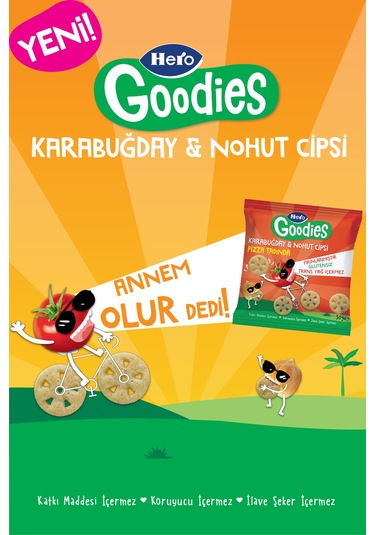 Hero Goodies Pizza Sağlıklı Cips 30g X8