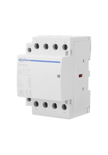 Vkemall Ev Kullanıma Uygun 4p 40a Ac Kontakörü, 2no2nc, 230v, Gürültüsüz, Güvenli Yalıtım, Kolay Kurulum