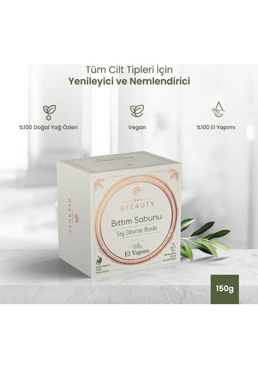 Balen's Beeauty Taş Dövme Baskı Bıttım Sabunu 150 Gr