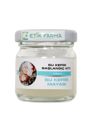 Etik Farma Su Kefir Mayası Başlangıç Kiti 40 ML + Süzgeç