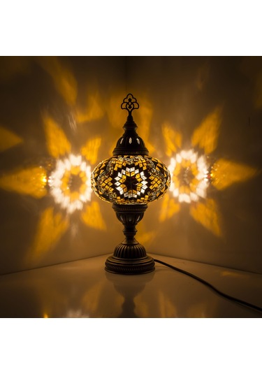Dekoratif DEKORATİF GECE LAMBASI MOZAİK YATAK ODASI İÇİN
