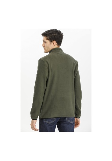 Exuma Yarım Fermuarlı Polar 2312001-khaki Yeşil