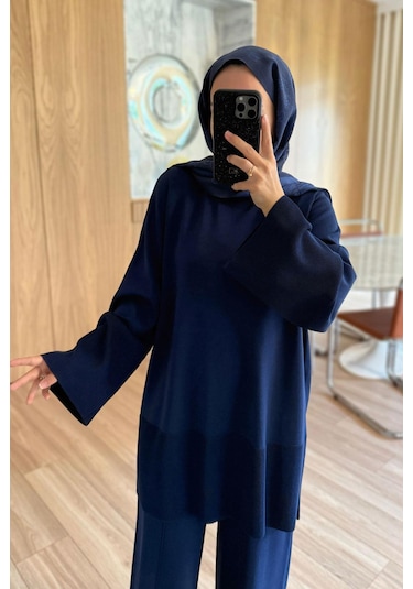 Kahijab Liora Premium Rayon Takım - Lacivert Lacivert