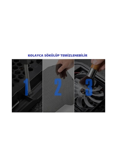 S18 Yükseklik Ayarlı 4 LED Fanlı Ayarlanabilir Laptop Soğutucu Notebook Bilgisayar Standı