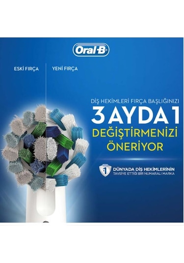 Oral-B Pro 2000 Cross Action Şarj Edilebilir Diş Fırçası