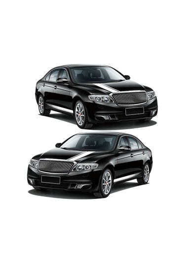 Novahub Adet Evrensel Beyaz Araba Şerit Tavan Kaput Çıkartma Tüm Arabalar İçin Pvc