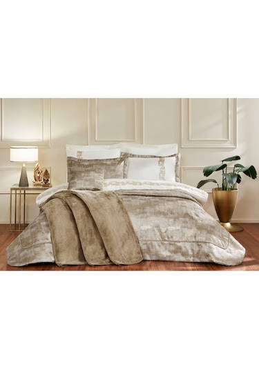 Özdilek Modernes Çeyiz Seti 11 Parça Vizon Çok Renkli