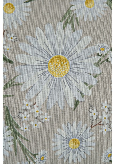 Duck Papatya Kırlent Kılıfı Bej 40x40 Gri