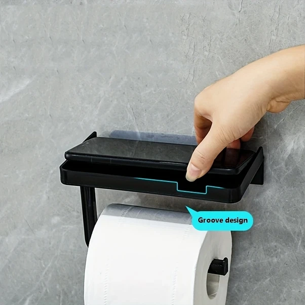 Willowhaven Turuncu Gövdeli Yapışkanlı Kağıt Havlu Askısı Ve Telefon Tepsi Turuncu Sap Rengi