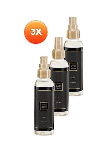 Avon Little Black Dress Kadın Vücut Spreyi 3 x 100 ML