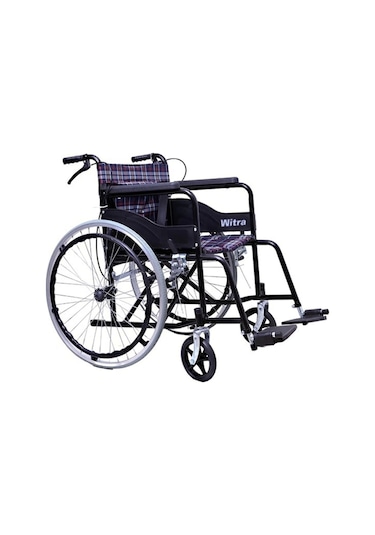 Witra Manuel Tekerlekli Sandalye Ekose Kumaş