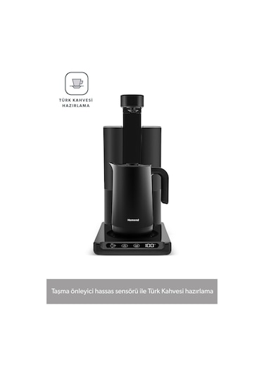 Homend Smart Royaltea Plus 1781H 2In 1 Inox Wifi Otomatik Çay Ve Türk Kahve Makinesi