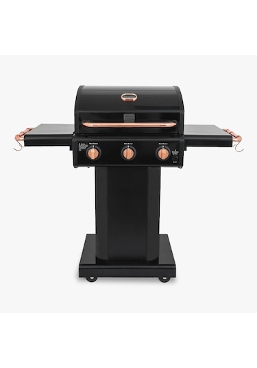 Kenmore Gazlı Barbekü 3 Ocaklı Siyah - Bakır Siyah Bakır