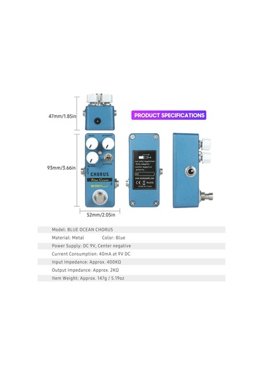 Moskyaudio Chorus Effects Monoblok Mavi Okyanus Chorus