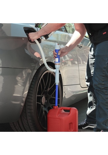 Konesam El Tipi Elektrikli Akışkan Transferi Pompa - Benzin, Su, Yağ Taşıma - 10-11 Quart/değişim Dakikada - Garaj, Ev, Bahçe Kullanıma Uygun