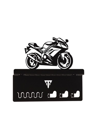 Torque-MX Metal Dekoratif Anahtar Askısı EA13 Siyah