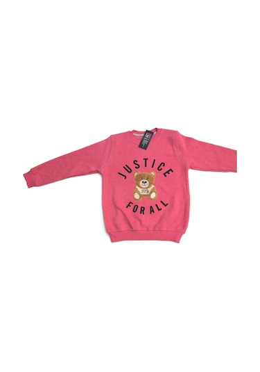 AYICIK PELUŞ NAKIŞLI BASKILI SELANİK KIZ SWEATSHIRT FUŞYA RENK 9Y Fuşya AYICIK PELUŞ NAKIŞLI BASKILI SELANİK KIZ SWEATSHIRT FUŞYA RENK 9Y Fuşya