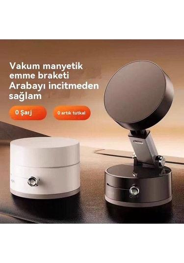 Pazly Vakum Adsorpsiyonlu Araba Cep Telefonu Tutucu Koruyucu Siyah 1 Adet 1 Adet