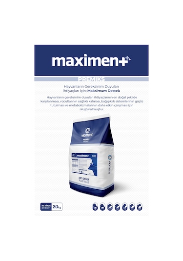 Vioment Maximent 20 Kg - Ruminant Hayvanlarda; Maksimum Destek -