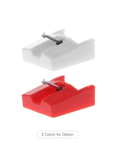 Ranyeek Kırmızı Lp Gramofon İğnesi, Safir Uçlu, 33/45/78 Rpm Desteği, Yüksek Kaliteli Ses, Crosley/sony Uyumlu, Tekli Paket