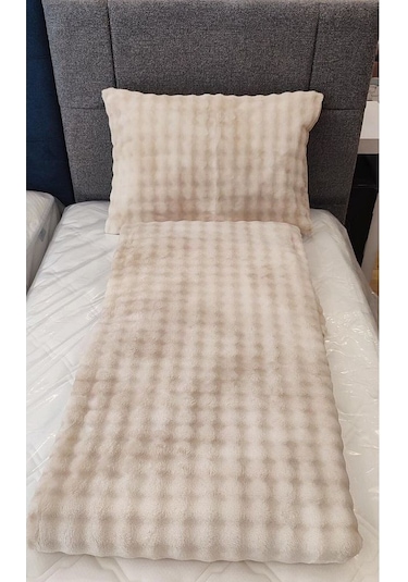 Merinos Reflectıon 3 Parça Yatak Örtüsü Krem Krem