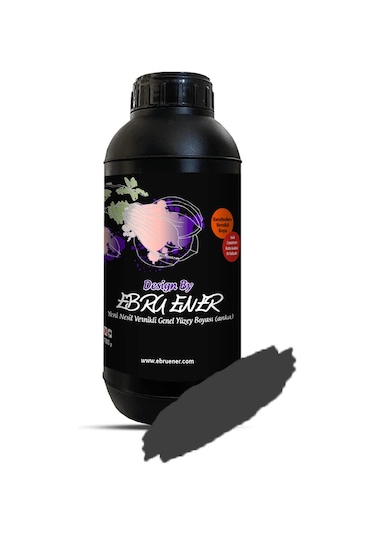 Ebru Ener Anka Vernikli Genel Yüzey Boyası Antrasit 1000 Gr.