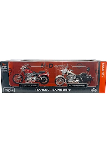1/18 Harley-davidson İkili Motorlar 90'lar
