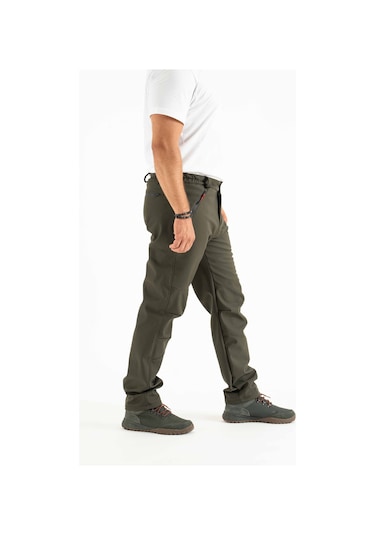 Longberg Kışlık Içi Polarlı Su Ve Rüzgar Geçirmez Softshell Pantolon Haki Prs-1779 Haki