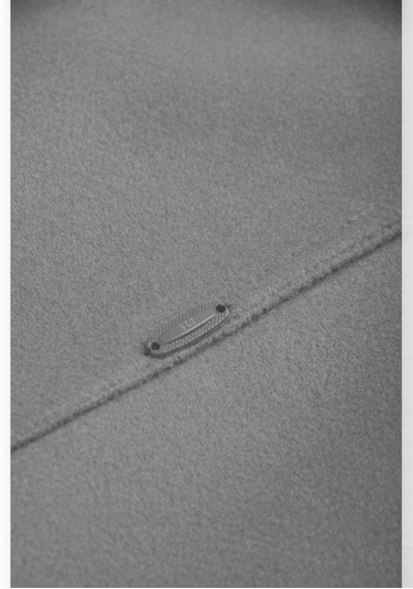 Deepsea Erkek Gri Likralı Rahat Kalıp Cepsiz Kaşe Ceket Çıt Çıtlı, Esnek Şık Model Ceket 0760 Gri