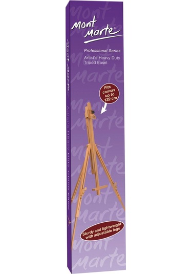 Mm Ağır Tripod Şövale H.d. - Kayın