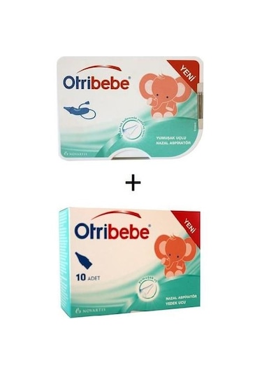 Otribebe Nazal Burun Aspiratörü ve Yedek Uç 2'li + Yedek Ucu 10'lu