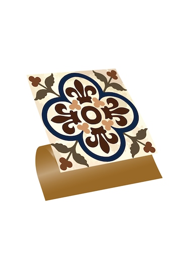 Tink Kendinden Yapışkanlı Renkli Fas05 Desenli Pvc Karo 30x30 Cm