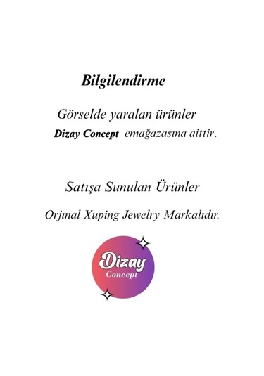 Xupıng Özel Seri Zirkon Taşlı 14k Altın Kaplama Bayan Küpe
