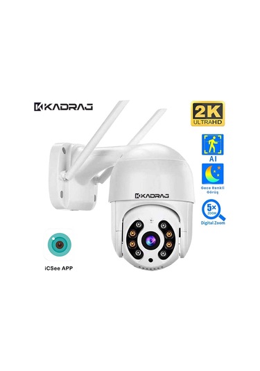 4mp 2k Ip Speed Dome Kamera - Akıllı Takip, Ptz, Gece Görüşlü, Ka