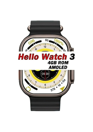 Obrax Hello Watch 3 Amoled Akıllı   Saat (İthalatçı Garantili)