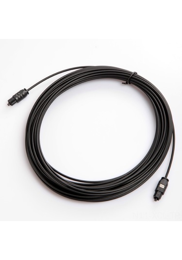 Konesam 10m Uzunlukta Od2.2mm Toslink Erkek-erkek Dijital Optik Ses Kablosu, Yüksek Kaliteli Fiber Çekirdek, Rfı/emı Engelleme, Dolby Dts Desteği
