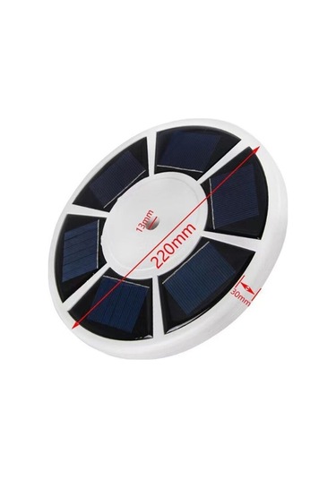 Pazly 26 Led Güneş Enerjili Bayrak Işığı, Ip55 Su Geçirmez Açık Hava Bayrak Direği Aydınlatma