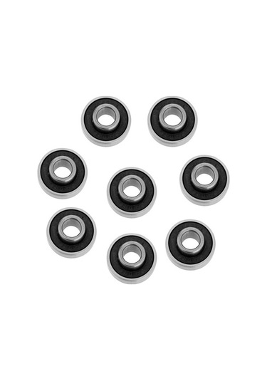 Trendooze Tekerlek Siyah Rulmanı Parça Metal Longboard Kaykay Entegre 8x22x7 8 Gf Siyah