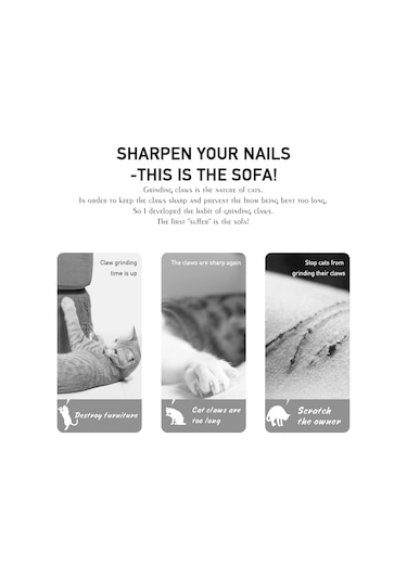 Moveevo 14'' Doğal Ramie Kedi Tırmalama Matı Yuvarlak Tırnak Törpüleme & Rahat Uyku Halısı Mobilya Koruma