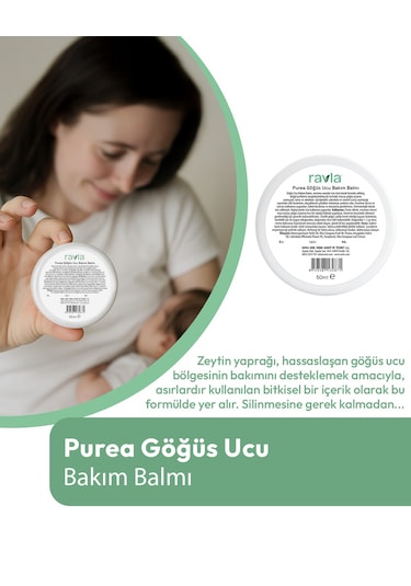 Ravla Purea Göğüs Ucu Bakım Balmı - 50 Ml