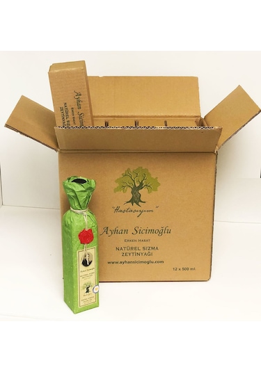 Ayhan Sicimoğlu Klasik Natürel Sızma Zeytinyağı 12 x 500 ML