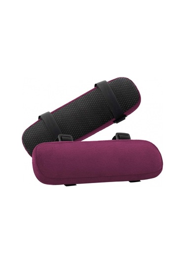 Geeksen Ev Koltuk El Dizlikleri - Hafıza Pamuklu, Dayanıklı, Konfor Verici, Siyah 23.5x7.5x3 Cm Siyah