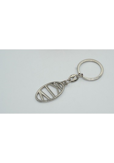 Kia Uyumlu Logo Çift Yön Krom Metal Stil Anahtarlık