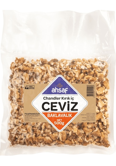 Ahsaf Kırık İç Ceviz Baklavalık Vakum 500 G