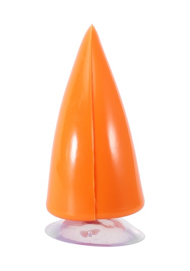 Reedark Motosiklet Kaskı Saçak Dekorasyonu, Süngerli Tutucu, Kauçuk Malzeme, Dayanıklı, Turuncu Rengi Portakal