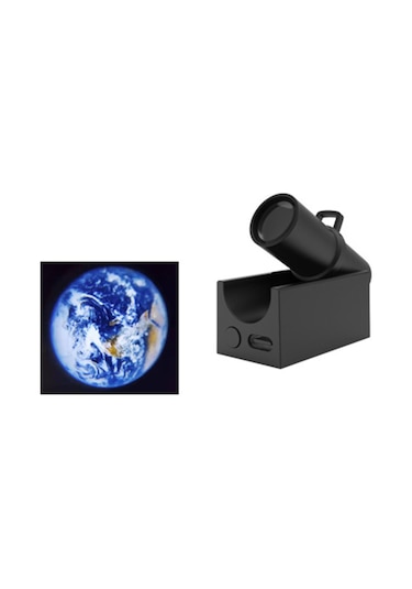 Homyl Projektör Işığı Usb Powered Dekoratif Dünya-merceği Dünya Merceği Diğer