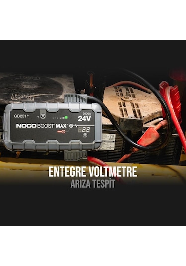 Noco Genius Gb251 24V 3000Amp Ultrasafe Lityum Akü Takviye + Powe