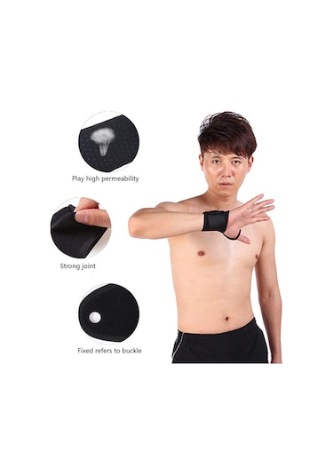 Tek Boyut-ganglion Kist Artriti İçin Bileklik Bileklik Artrit Karpal Tünel Artrit Eldiveni Nefes Alabilir Spor Bilek Desteği Sol Sağ Unisex-sol El Çok Renkli