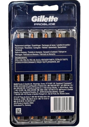 Fusion5 Proglide Yedek Erkek Tıraş Bıçağı 12'li