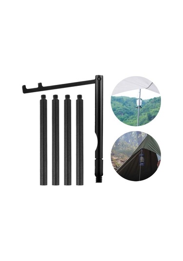 Pazly Katlanır Kamp Feneri Standı, Uzatma Çubuğu İle Pratik Ve Taşınabilir Çok Renkli